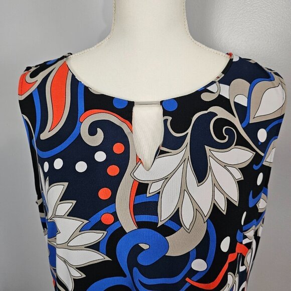 ❤️Alfani Floral Sleeveless Retro Mini Shift Dress - Picture 3 of 7